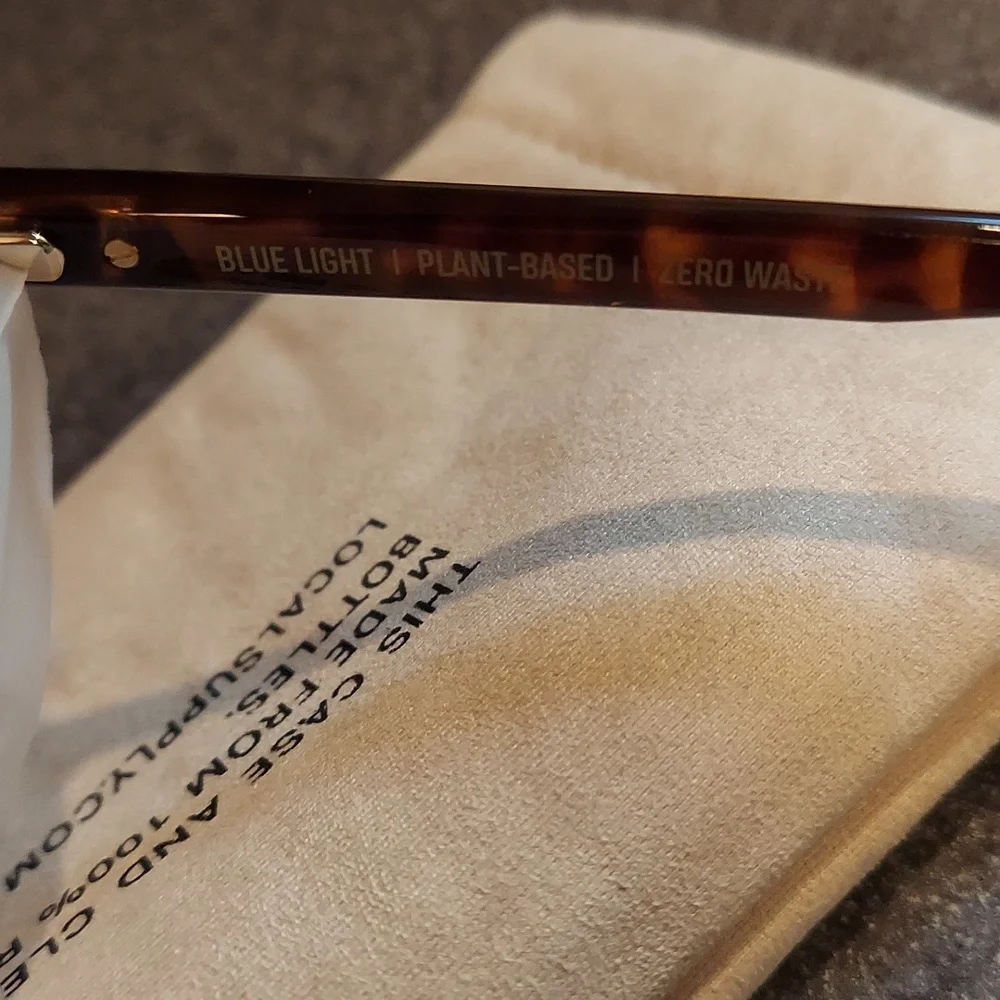 LOCAL SUPPLY AUSTRALIA Blue Light Glasses ADL Tortoise Modified Cateye BNWT